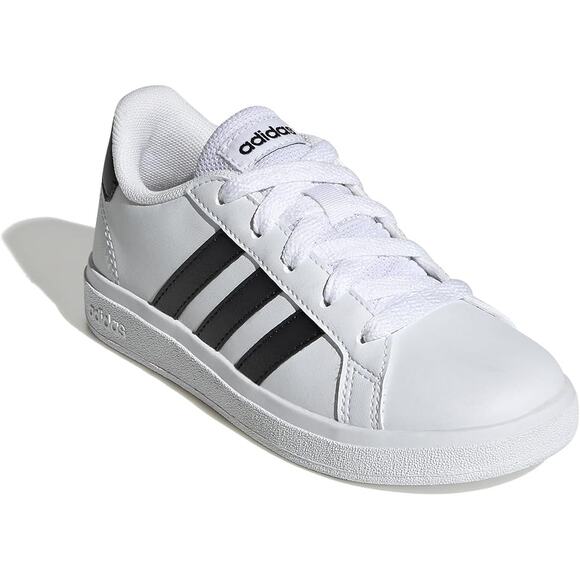 NWT adidas Kids Grand Court 2.0 Tennis Shoe - Unisex-Child Sneakers White 6.5 - Picture 2 of 6
